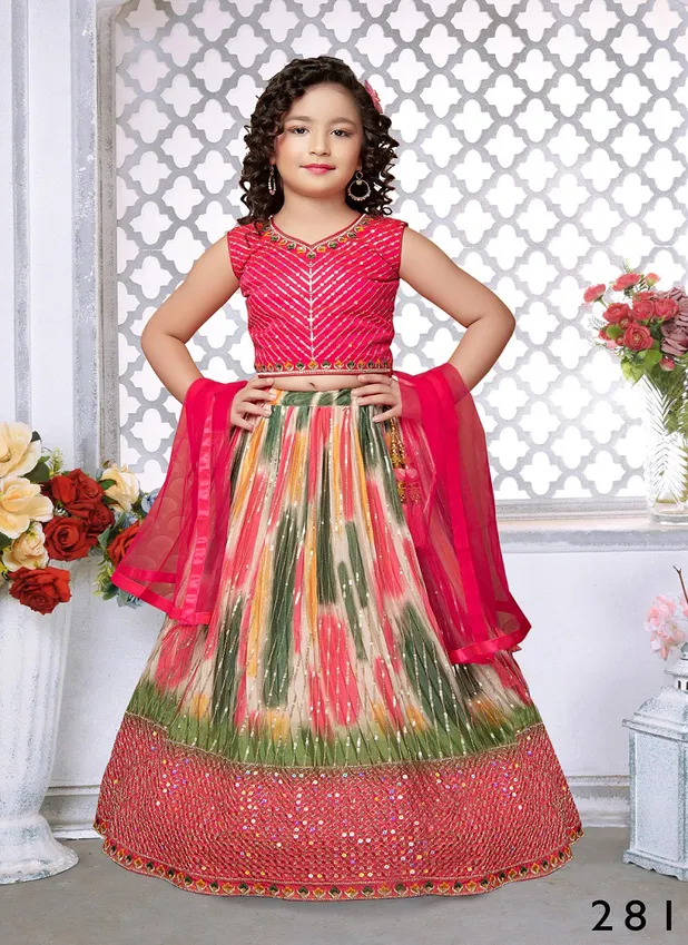 Aaradhna Vol 42 Kids Girls Wear Lehenga Choli Catalog
